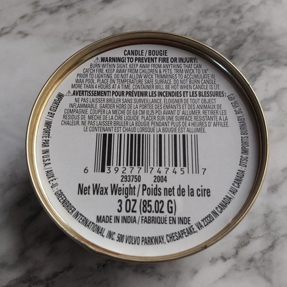 Libra Zodiac Sign Tin Candle (3 oz) - Picture 4 of 7